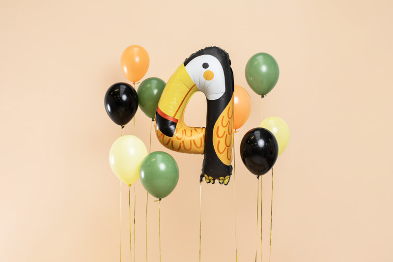 Globo Foil Número 4 "Tucán"