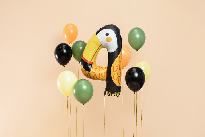 Globo Foil Número 4 "Tucán"