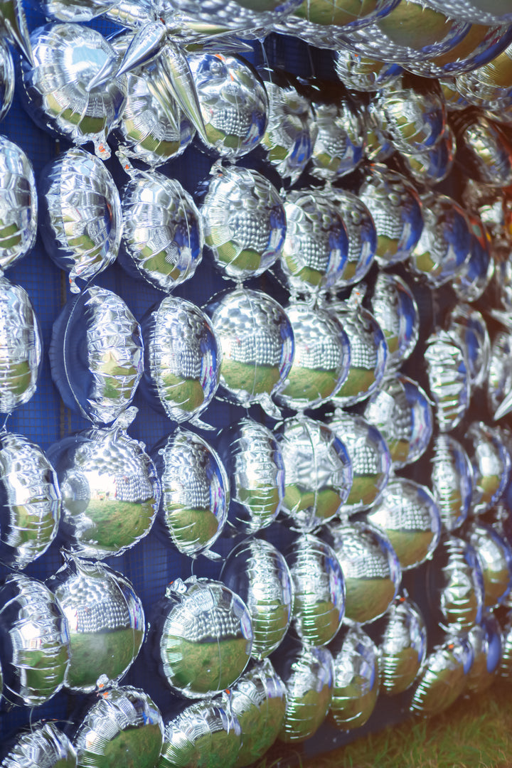 Globo Foil Redondo Plata 45cm