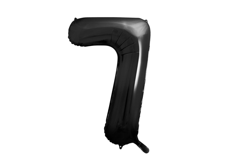 Globo Foil Número 7 "Negro" 86 cm