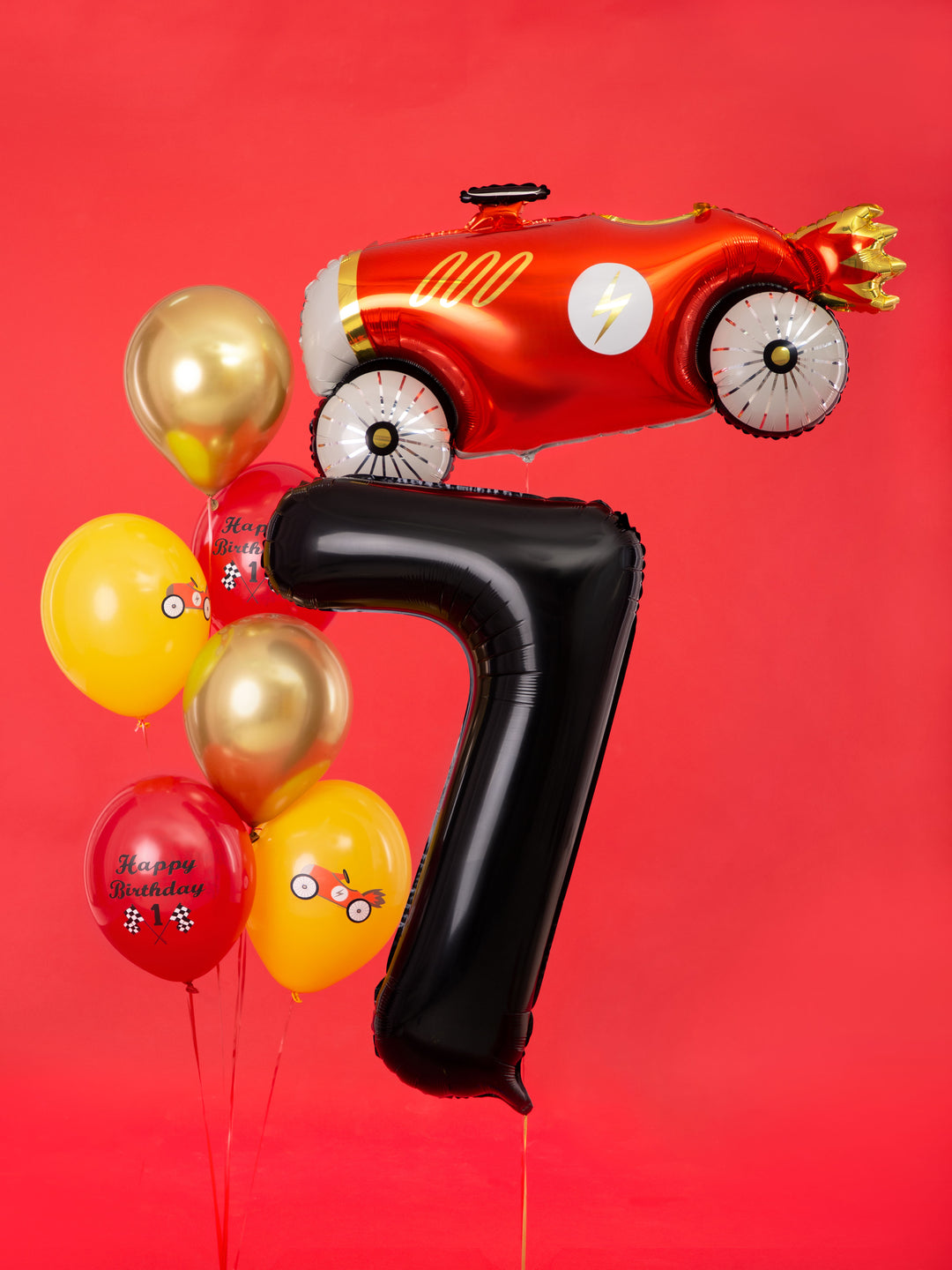 Globo Foil Número 7 "Negro" 86 cm