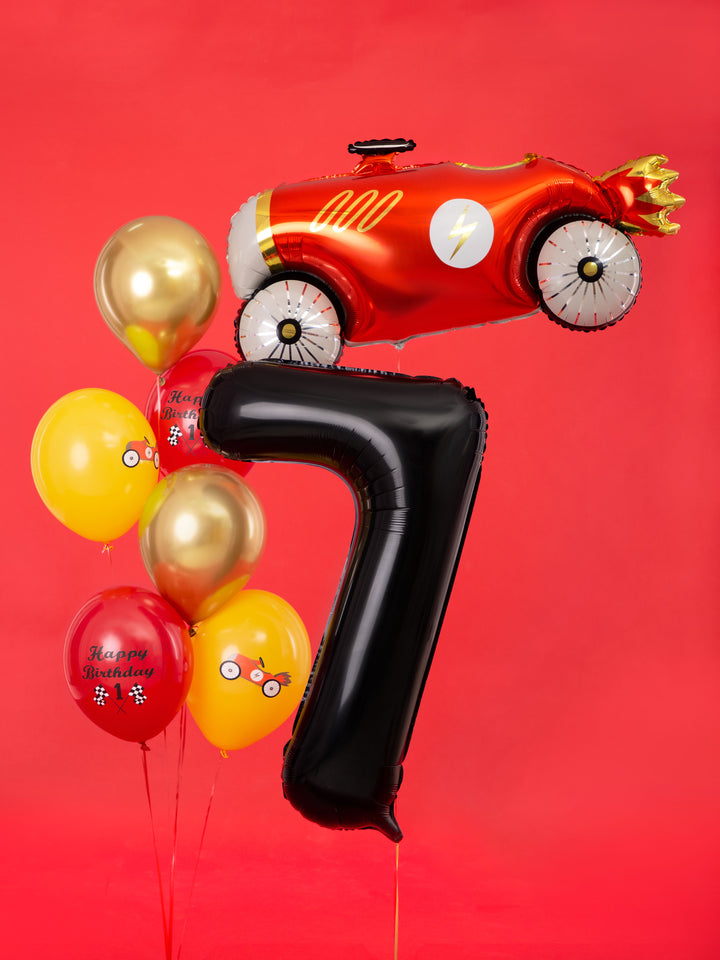 Globo Foil Número 7 "Negro" 86 cm