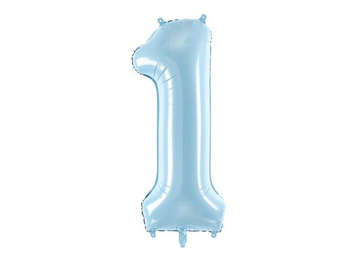 Globo Foil Número XL Azul Celeste 86cm (34")0-9