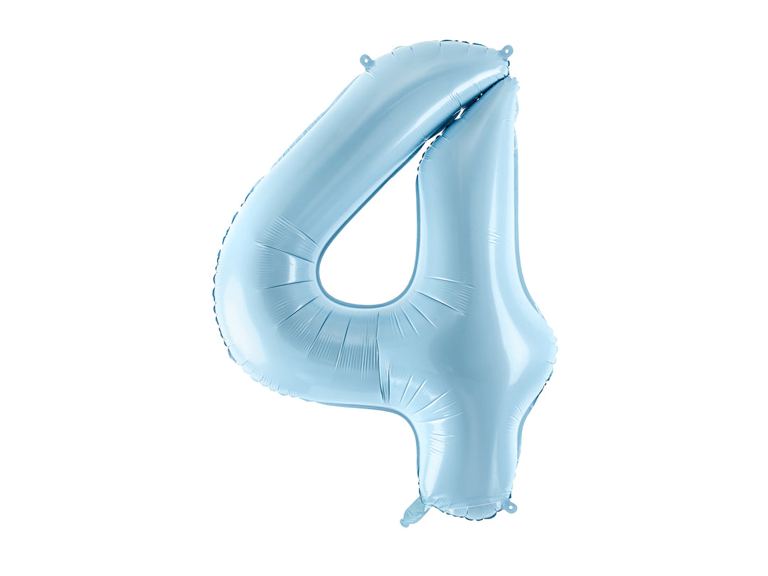 Globo Foil Número XL Azul Celeste 86cm (34")0-9