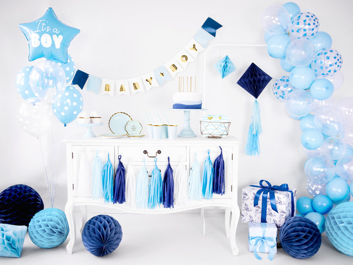 Globo Estrella I'ts a Boy azul pastel 48cm