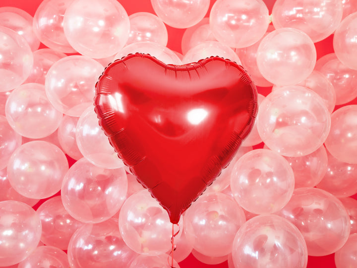 Globo Corazón Rojo Metalizado 61cm