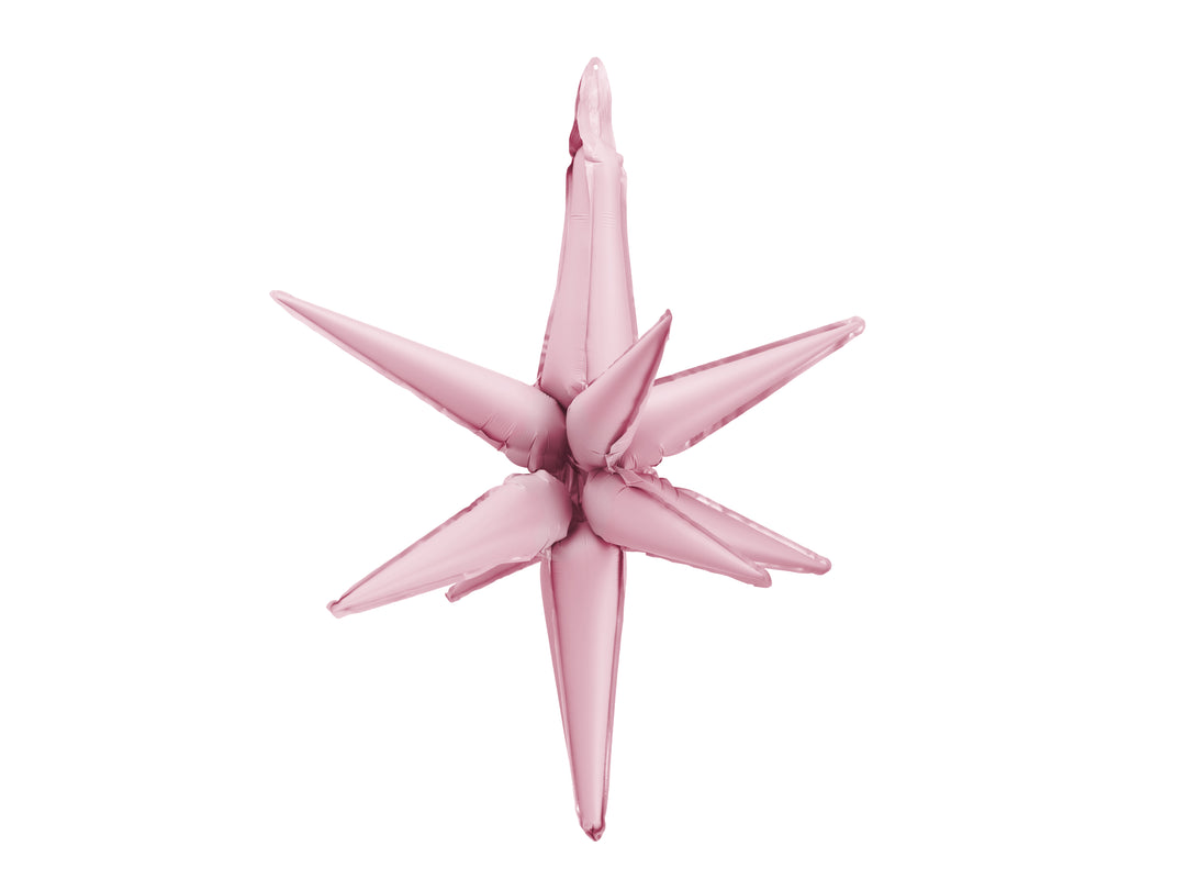 Globo foil Estrella Rosa mate 3D 70cm