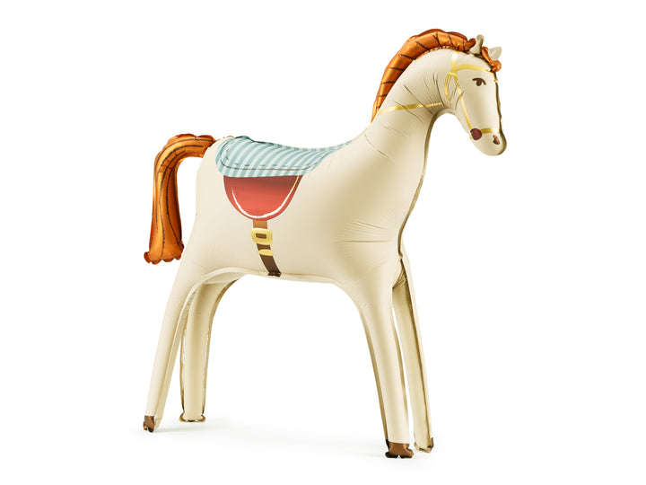 Globo Foil standing "Caballito Marfil"