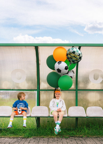 Globo Foil Fútbol Happy Birthday 18"