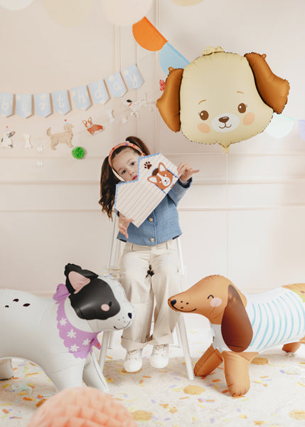 Globo Foil Cara Perrito 63x48.5