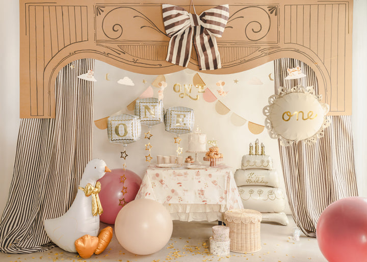 Globos en forma de Cubos ONE 3 Uds