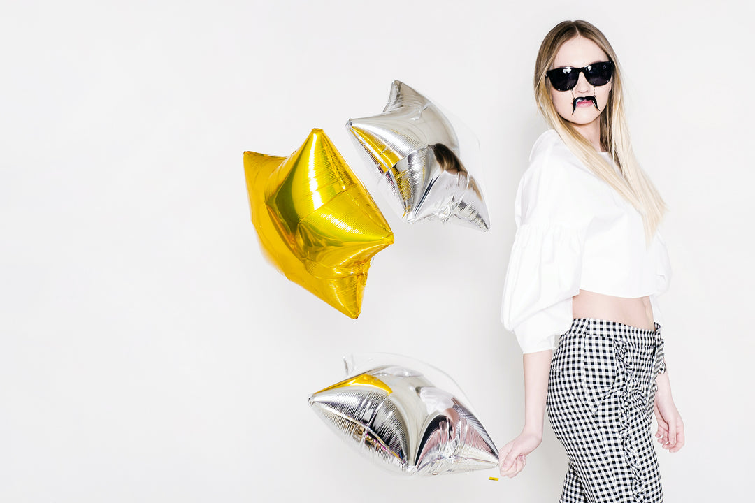 Globo Foil Estrella Plata 19"