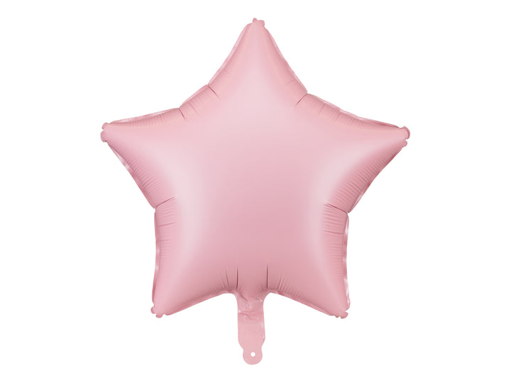 Globo Foil "Estrella Rosa mate" 48 cm