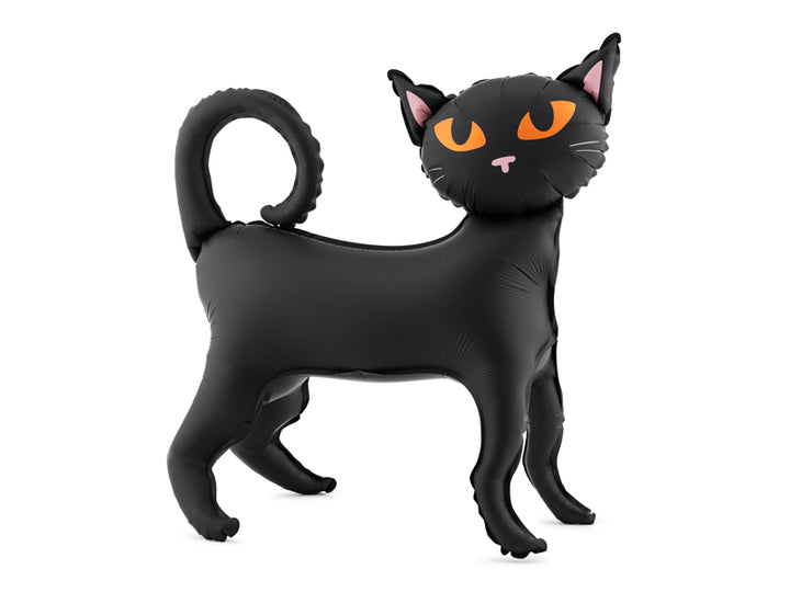 Globo foil de pie Gato de Halloween 45x48cm