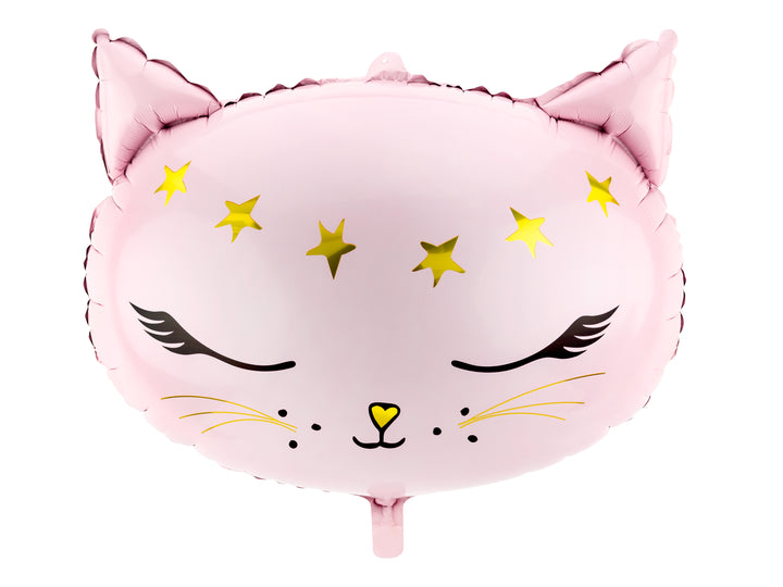 Globo Foil "Cara gatita rosa"