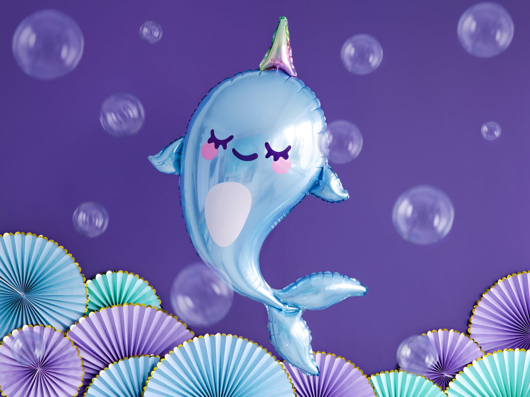 Globo Foil Narwhal 53x87cm