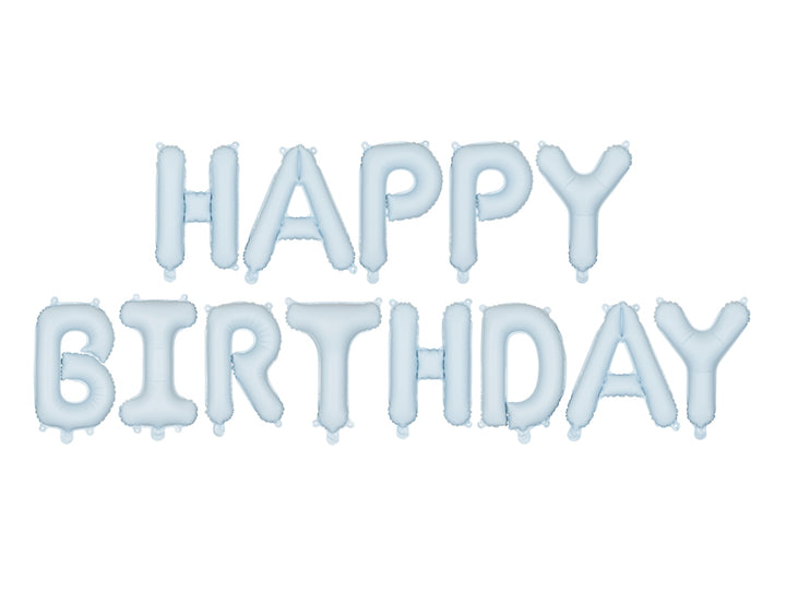 Globo Foil Letras XL Happy Birthday