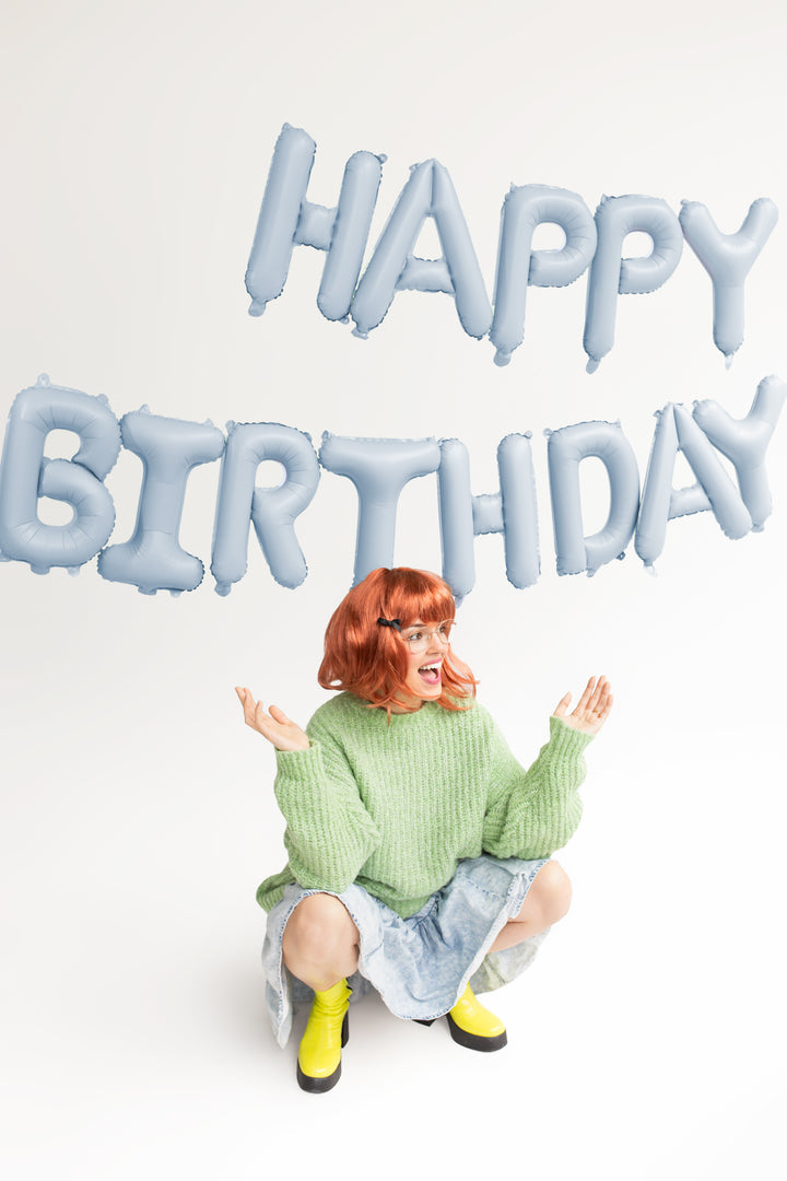 Globo Foil Letras XL Happy Birthday