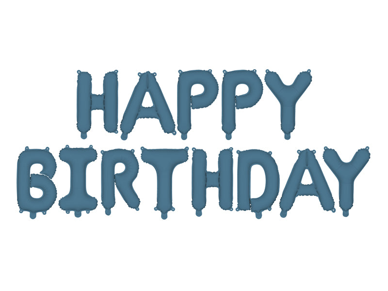 Globo Foil Letras XL Happy Birthday