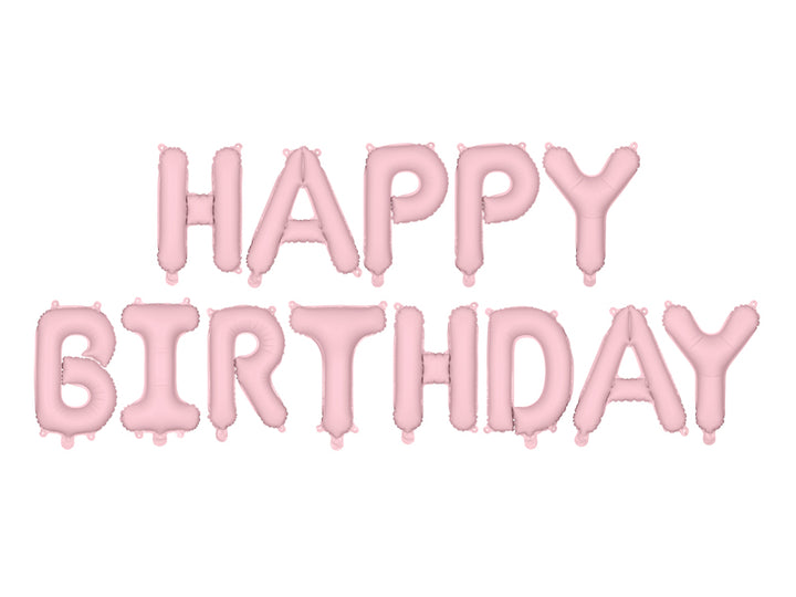Globo Foil Letras XL Happy Birthday