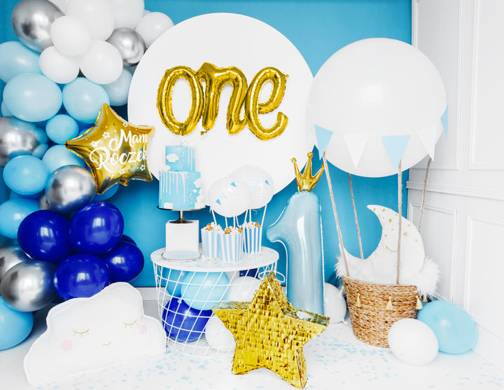 Globo Foil Letras XL ONE Dorado
