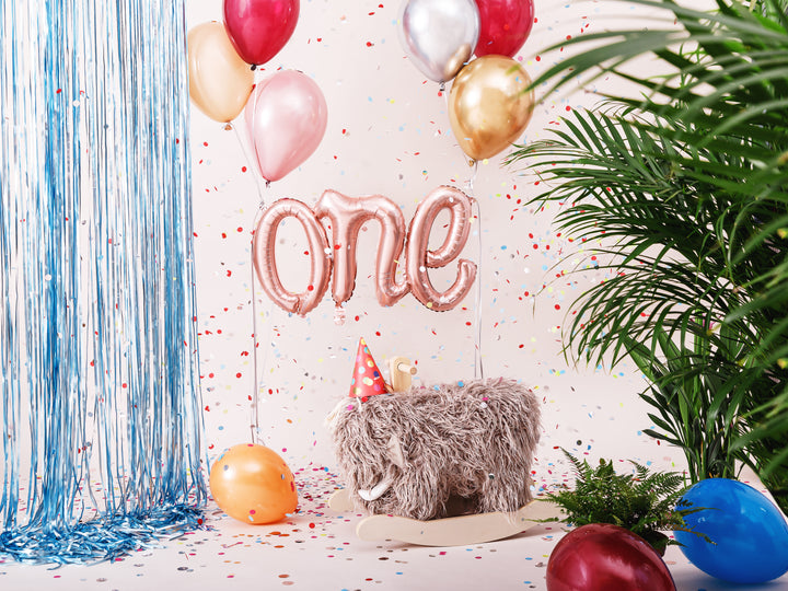 Globo Foil Letras XL ONE Oro rosa