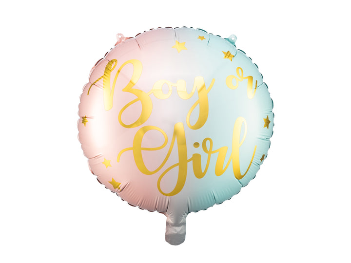 Globo foil redondo BOY or GIRL? 45cm