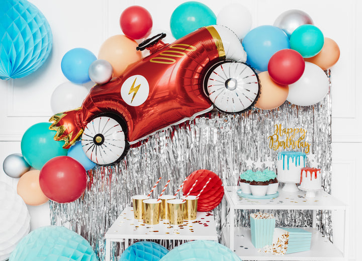 Globo Foil "Coche de carreras Vintage"XL