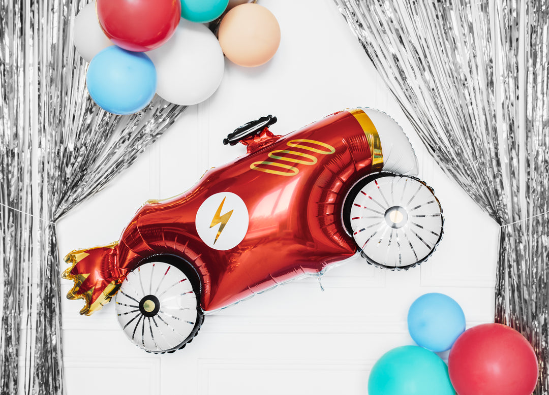 Globo Foil "Coche de carreras Vintage"XL