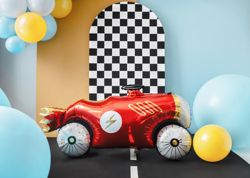 Globo Foil "Coche de carreras Vintage"XL