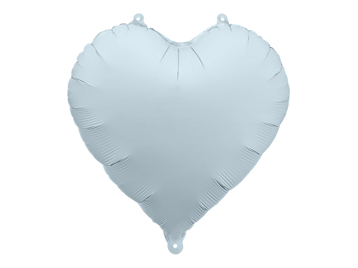 Globo foil Corazón Azúl pastel mate 45cm