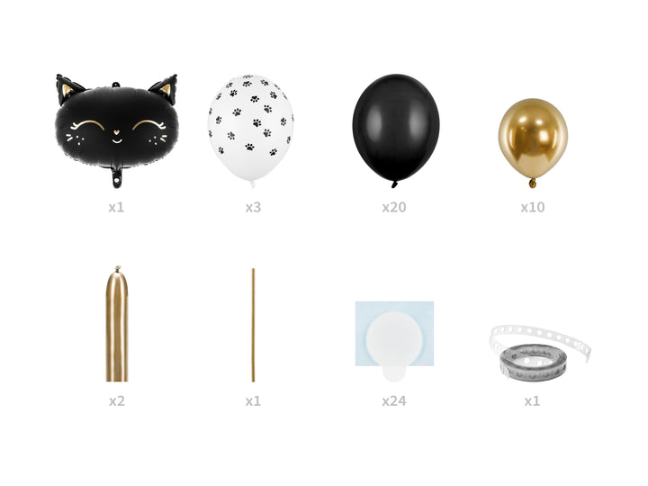 Kit Bouquet "Gatita color negro"