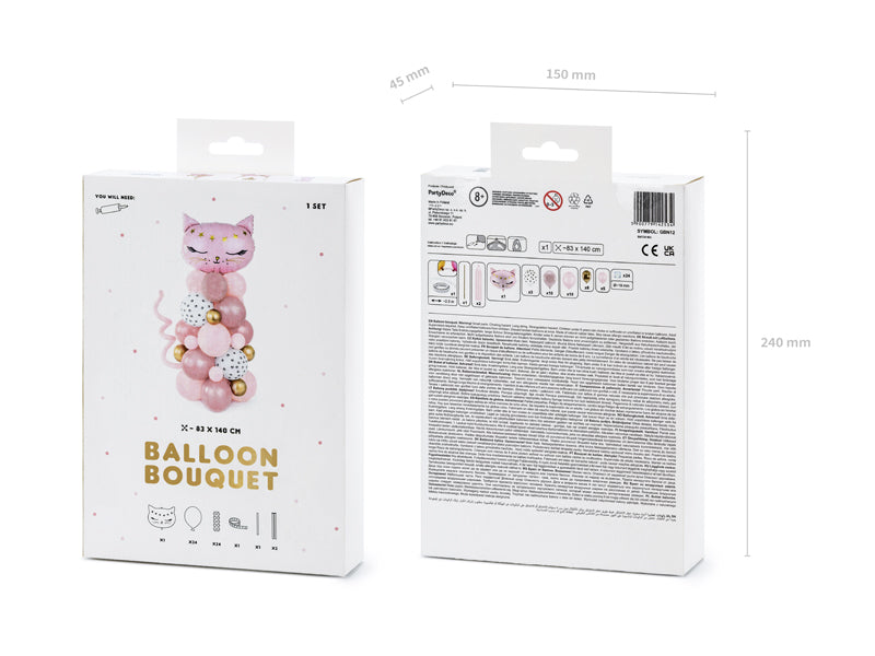 Kit Bouquet "Gatita Rosa"