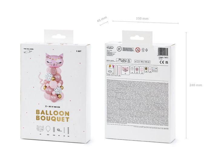Kit Bouquet "Gatita Rosa"