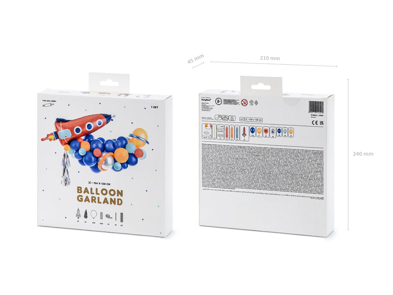 Kit Globos "Cohete espacial"