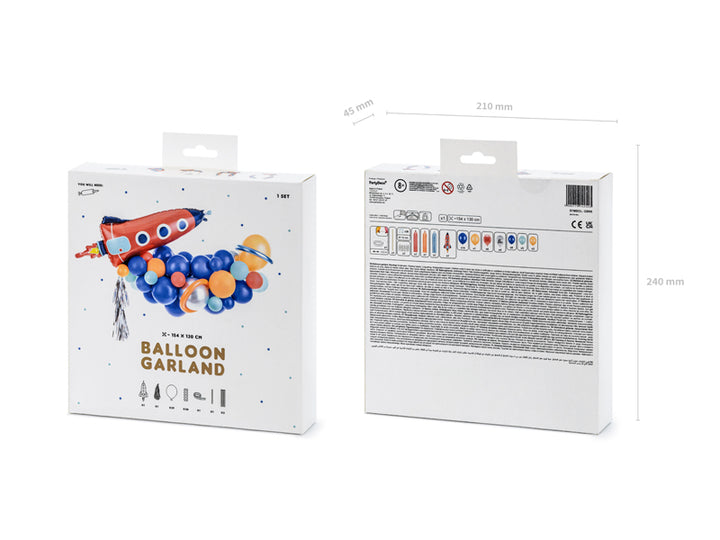 Kit Globos "Cohete espacial"