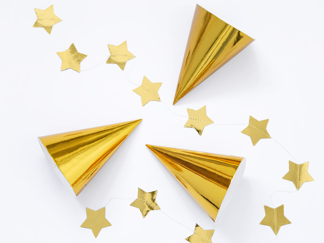 Guirnalda Estrellas Doradas 3.6m