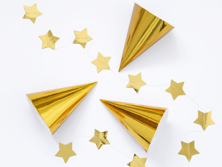Guirnalda Estrellas Doradas 3.6m