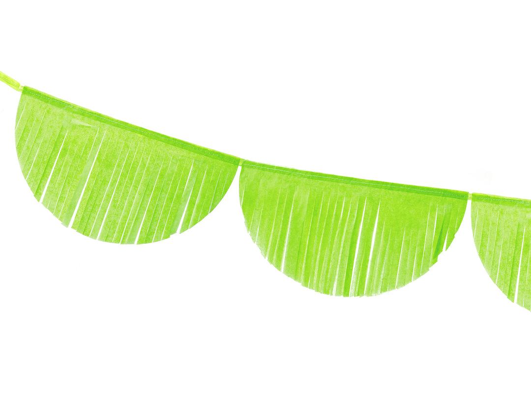 Guirnalda de "Flecos Verde Lima"