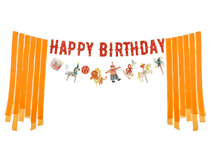 Guirnalda Circo mix "Happy Birthday"