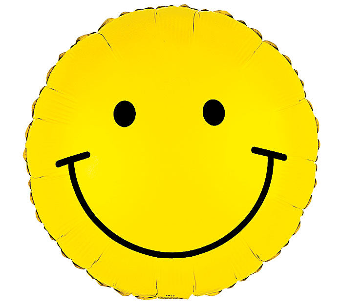 Globo Foil Happy Face 18”