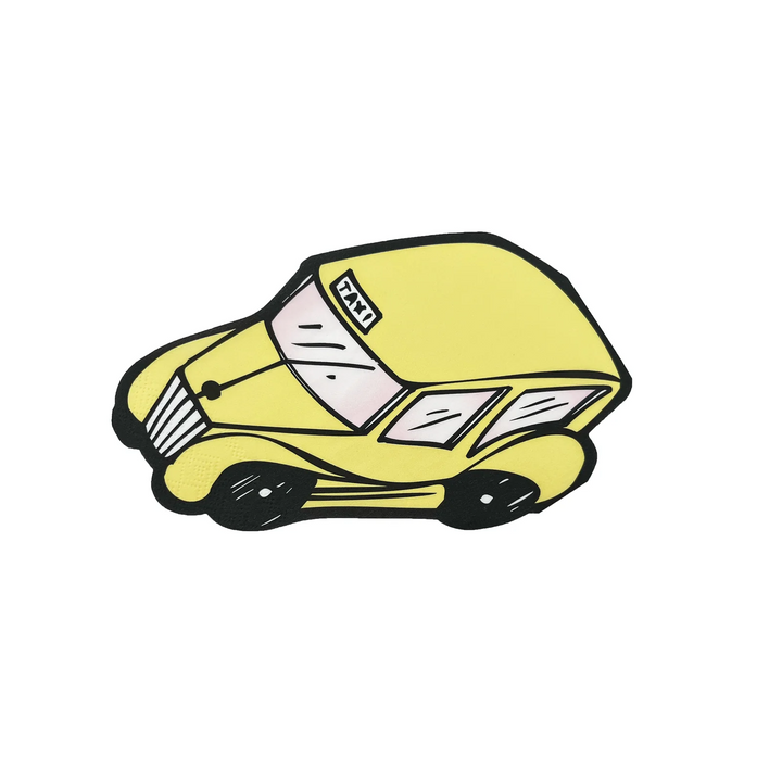 Servilleta Eloise Taxi Cabs, 16 Uds