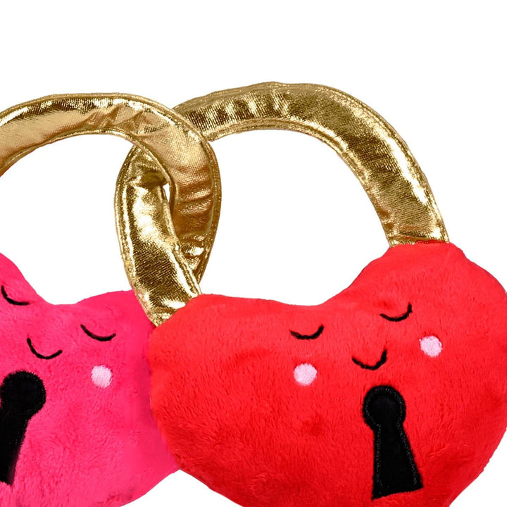 Corazones Entrelazados de Tela