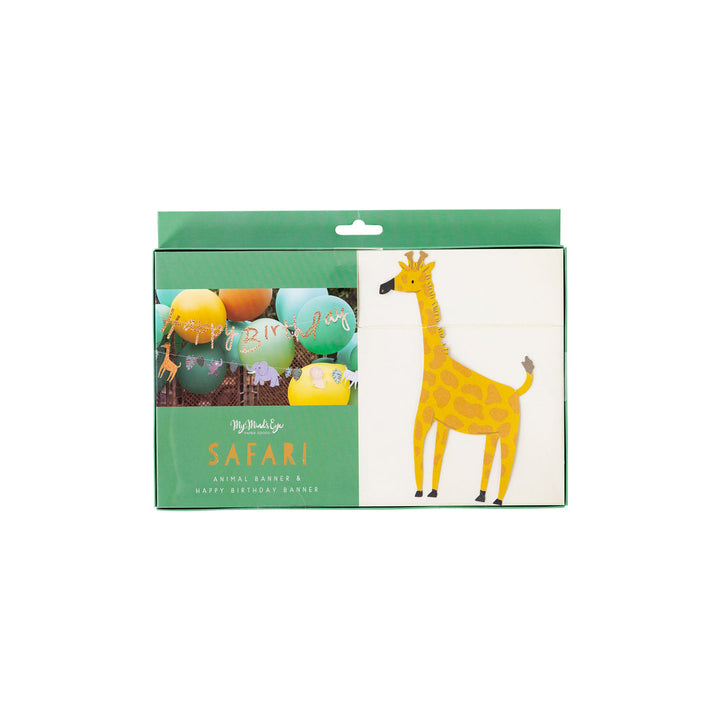 Guirnalda Safari Happy Birthday
