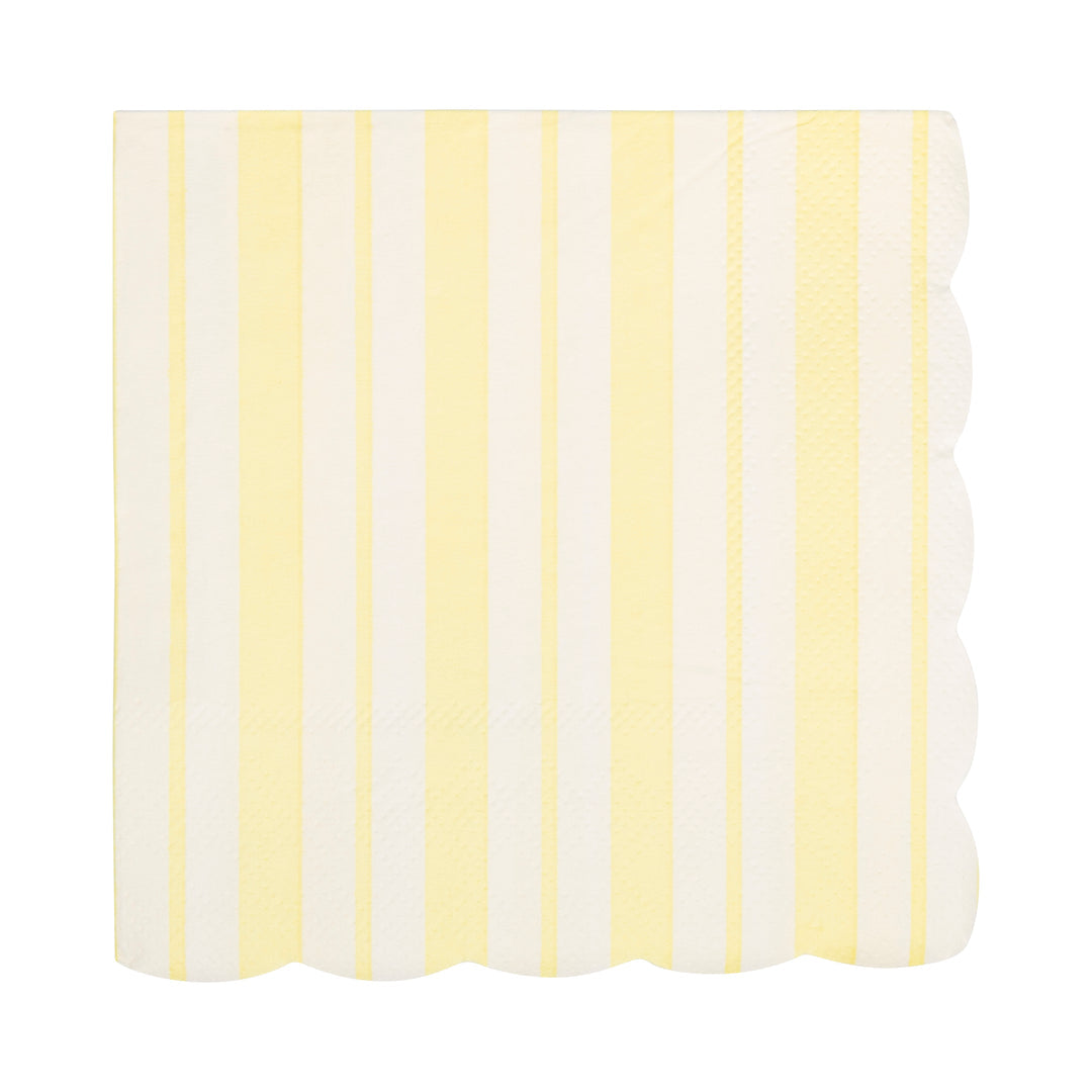 Servilletas cóctel a Rayas color Pastel 24 Uds