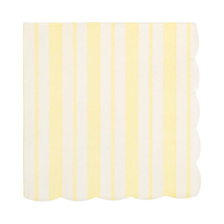 Servilletas cóctel a Rayas color Pastel 24 Uds
