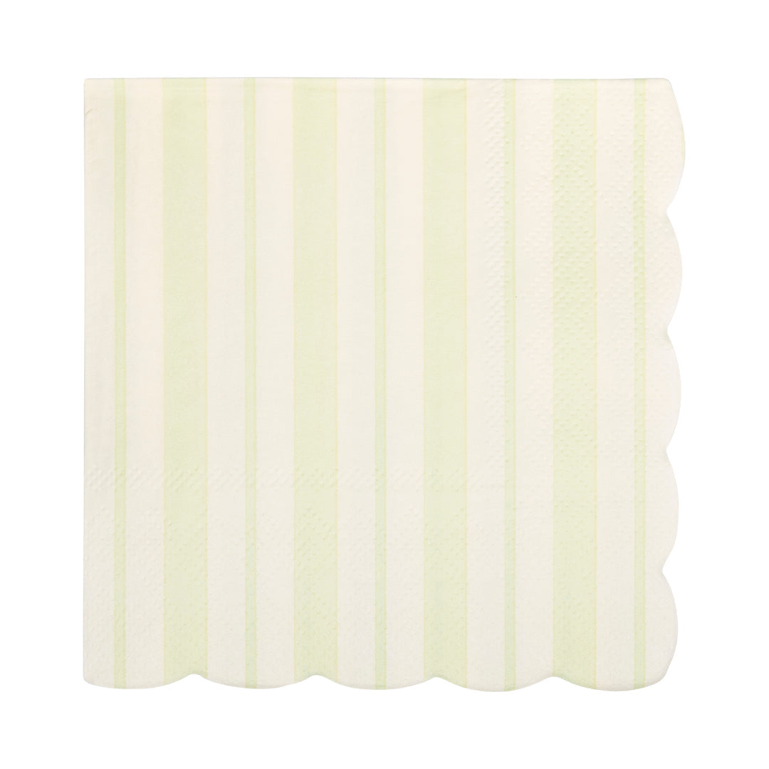 Servilletas cóctel a Rayas color Pastel 24 Uds