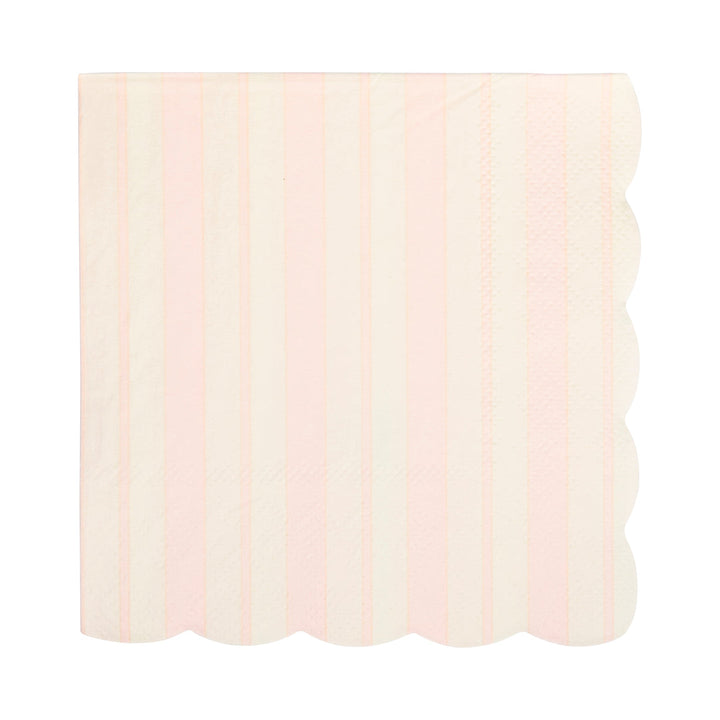 Servilletas cóctel a Rayas color Pastel 24 Uds