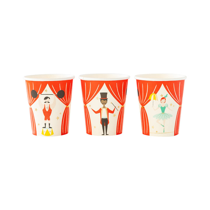 Vaso Carnaval Circo 9 0z
