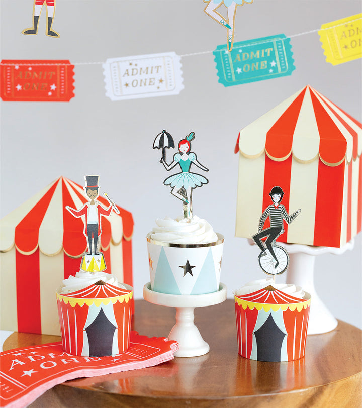 Kit Cupcake Circo 24 Uds